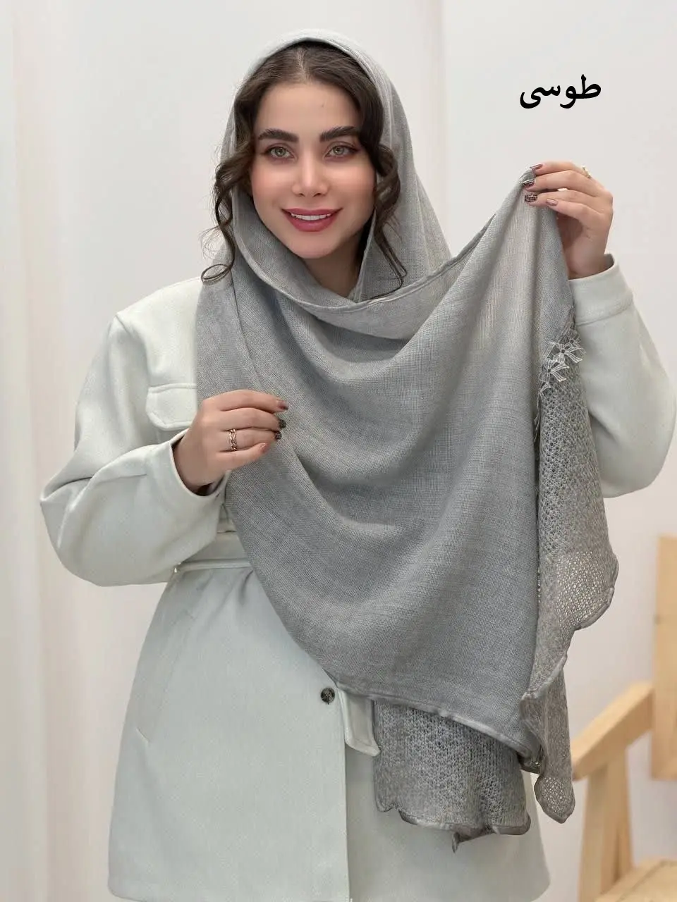 3732-شال پاییزه پاپیون